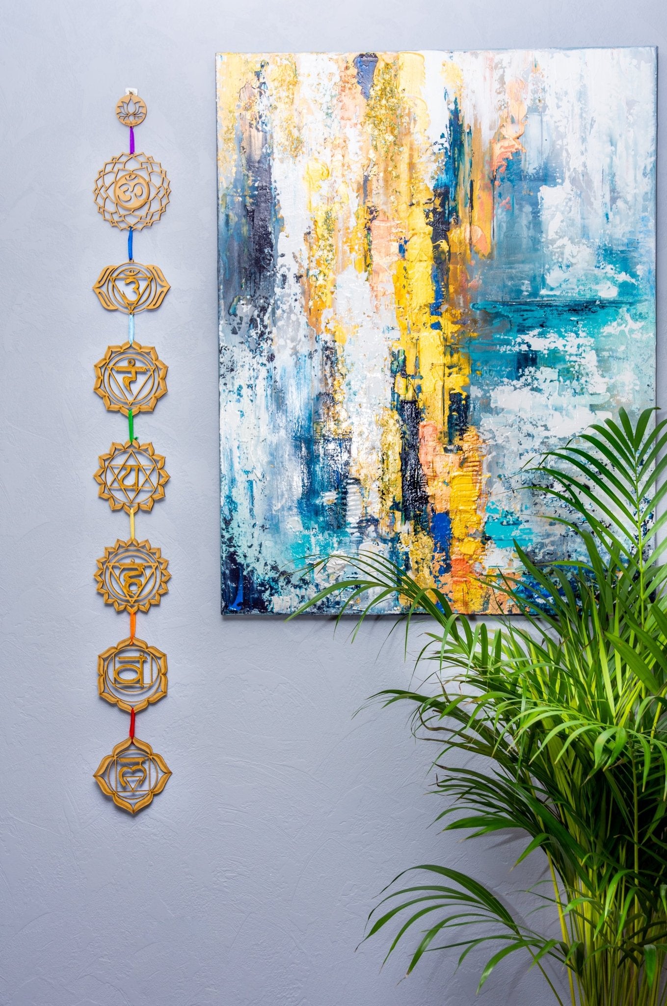 Chakra Sign Wall Hanging Home Decor For Meditation - WICCSTAR