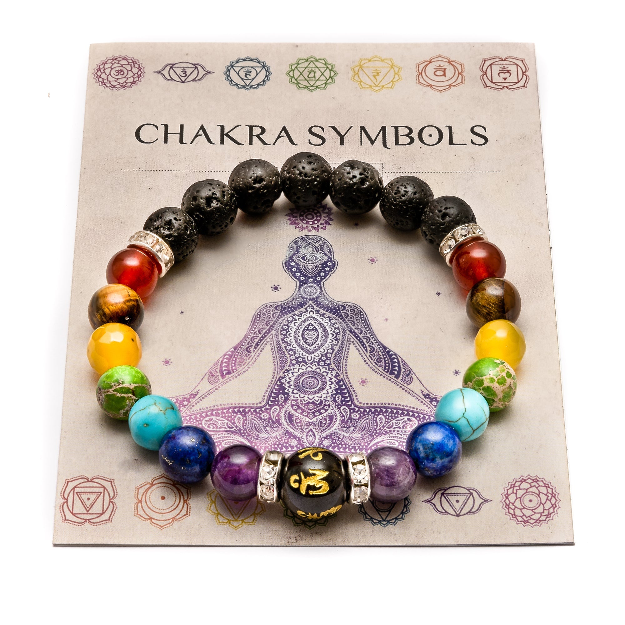 Double 7 Chakra Balancing Bracelet - WICCSTAR